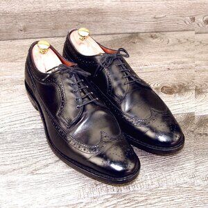 Allen Edmonds MCGREGOR DAINITE Wingtip 9.5 EEE Wide Black * add $15 new Trees